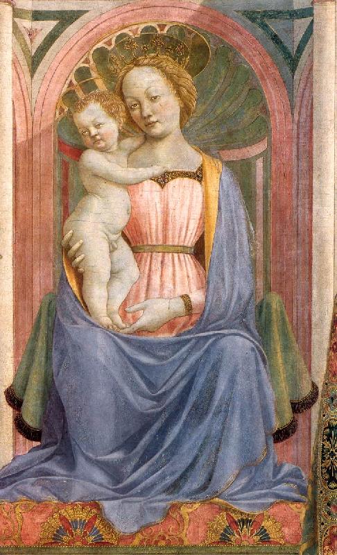  The Madonna and Child with Saints (detail) dh